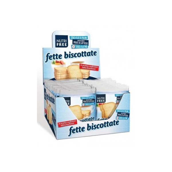 NUTRIFREE RUSKS 25 GR (CT 48 PCS) WITHOUT GLUTEN