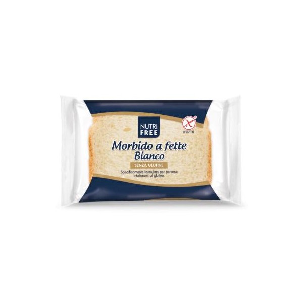 SOFT BREAD SLICED WHITE NUTRIFREE GR.65 (CT 12PZ)S/GLUT.