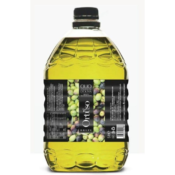 ACEITE VIRGEN EXTRA DRUPA PET OLIVA LT.5 ORTUSO