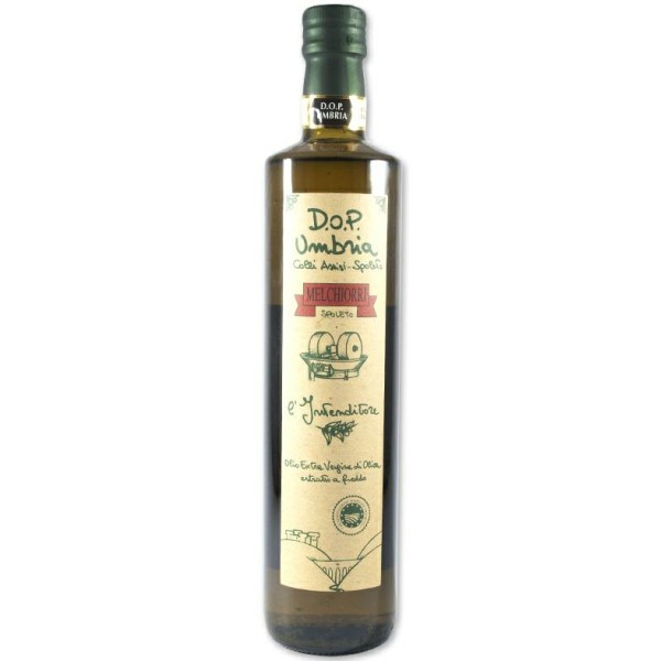 Olio extra oliva dop umbria lt.0,75 l intenditore melchiorri