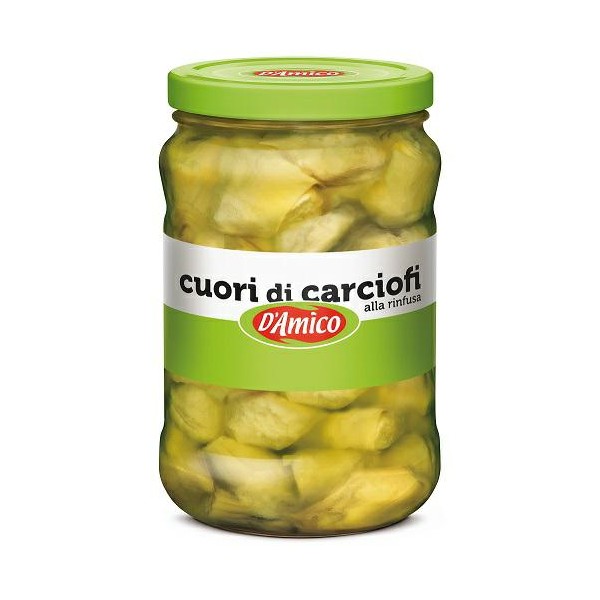 CORAZON DE ALCACHOFAS A GRANEL EN ACEITE KG.1,6 D AMICO (CT 2PCS)