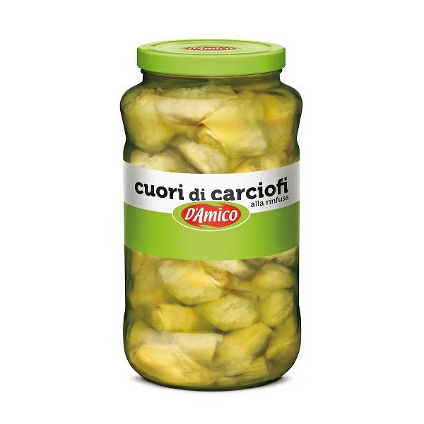 CORAZON DE ALCACHOFAS A GRANEL EN ACEITE KG.2,9 D AMICO (CT 2PCS)