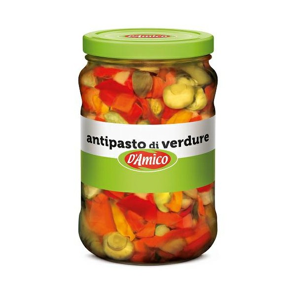 ANTIPASTO DI VERDURE IN OLIO KG.1,55 D AMICO (CT 2PZ)