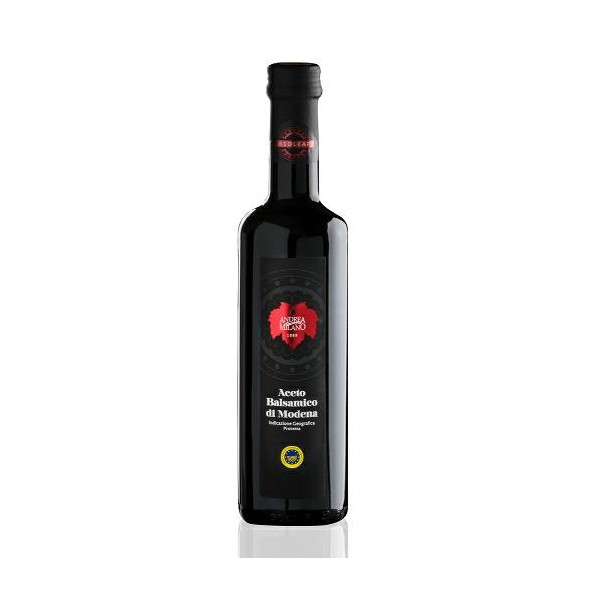 Aceto balsamico modena cl50 foglia rossa milano (ct 12bt)