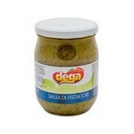 Glass pistachio sauce...