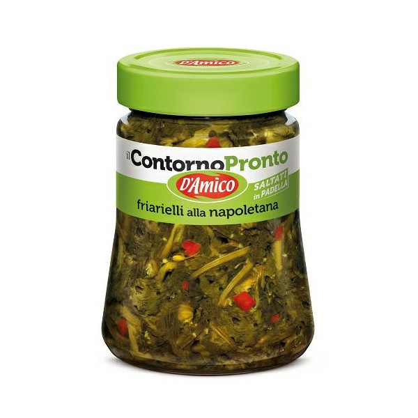 FRIARIELLI NAPOLITANOS EN VIDRIO GR.290 D AMICO (CT 8 UDS)