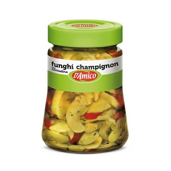 PEASANT CHAMPIGNON MUSHROOMS GR.280 D AMICO (CT 8 PCS)