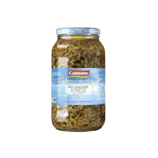 Melanzane a fette arrostite in olio kg.3,1 cannone