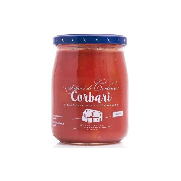 Pomodorini corbara intero in succo kg.1 d amico (ct 6 pz)