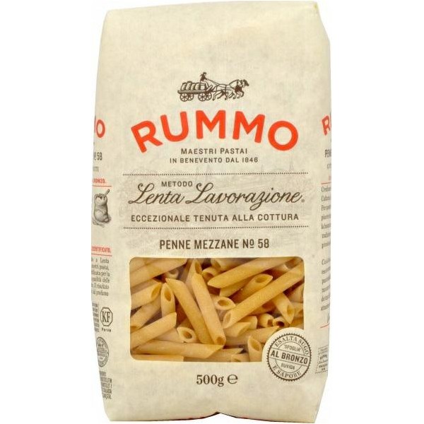 Penne mezzane n.58 gr.500 rummo (ct 16pz)