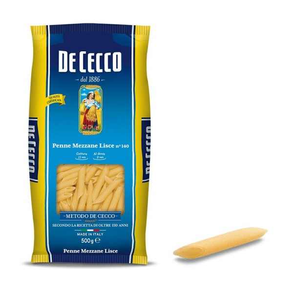 Penne mezzane n.140gr.500 de cecco (ct 24pz)