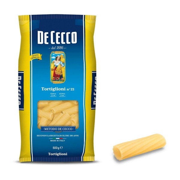Tortiglioni n.23 gr.500 de cecco (ct 24pz)
