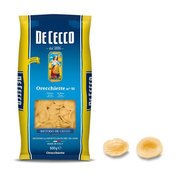 ORECCHIETTE N.91 GR.500 DE CECCO (CT 24PCS)
