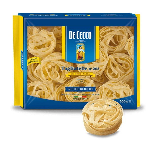 FIDEOS NIDO SEMOLINA N. 203 GR.500 DE CECCO (CT 8PCS)