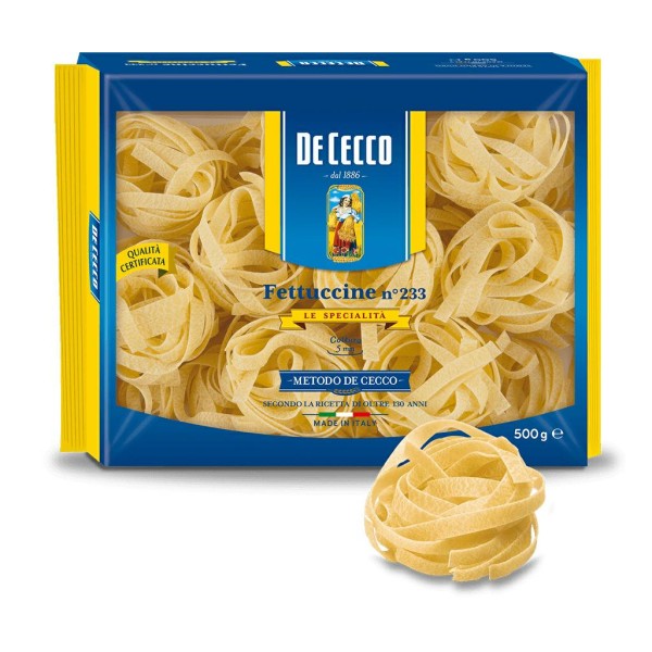 NEST SEMOLINA FETTUCCINE N.233 GR.500 DE CECCO (CT 8ST)