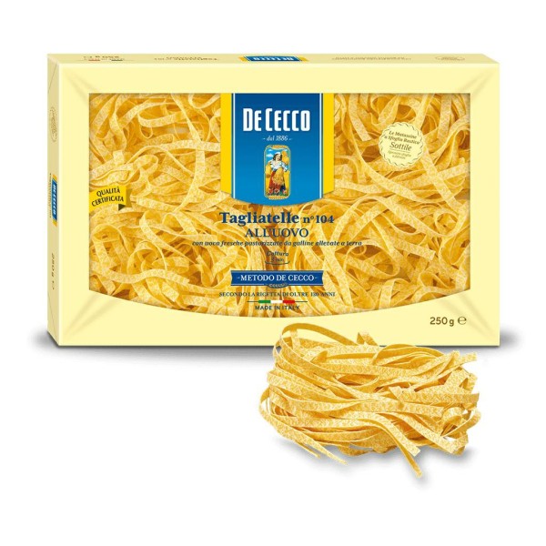 MATAS. FIDEOS AL HUEVO N.104 GR.250 DE CECCO (CT 12UNDS)