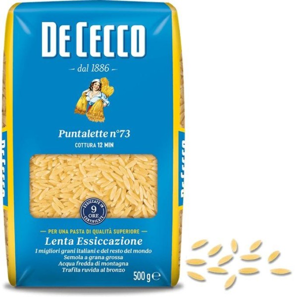 Puntalette n.73 gr.500 de cecco (ct 24pz)