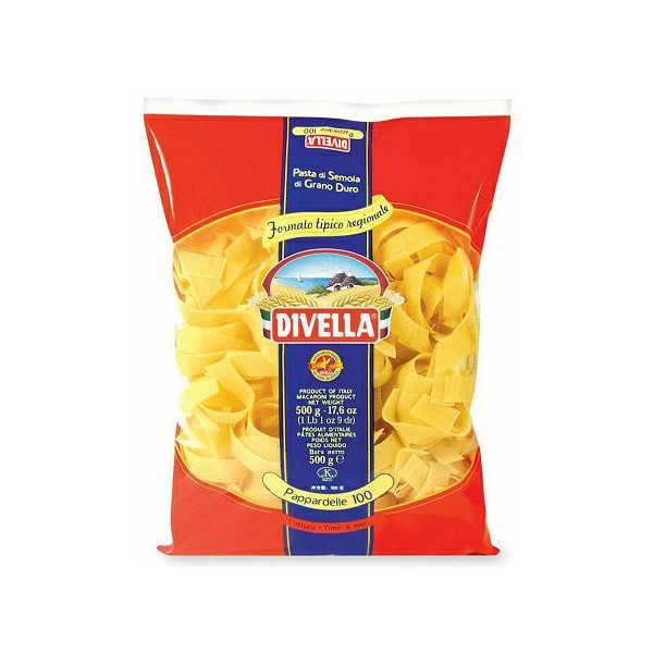 PAPPARDELLE-GRIESS N.100 GR.500 DIVELLA (VE 12 STÜCK)