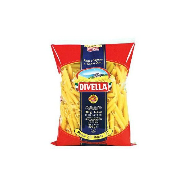 PENNE ZITI RIGATE N.27 GR.500 DIVELLA (CT 24ST)