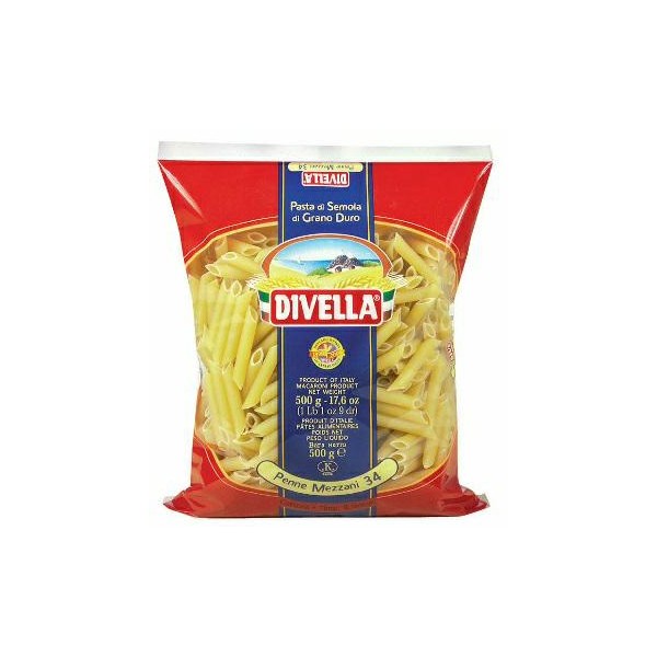 PENNE ENTRESUELO N.34 GR.500 DIVELLA (CT 24UNDS)