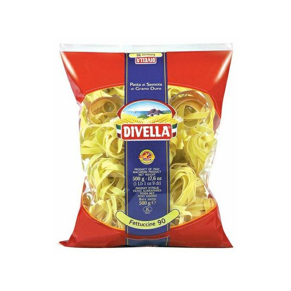 FETTUCCINE NIDO SEMOLINA N�90 GR.500 DIVELLA (CT 12UNDS)