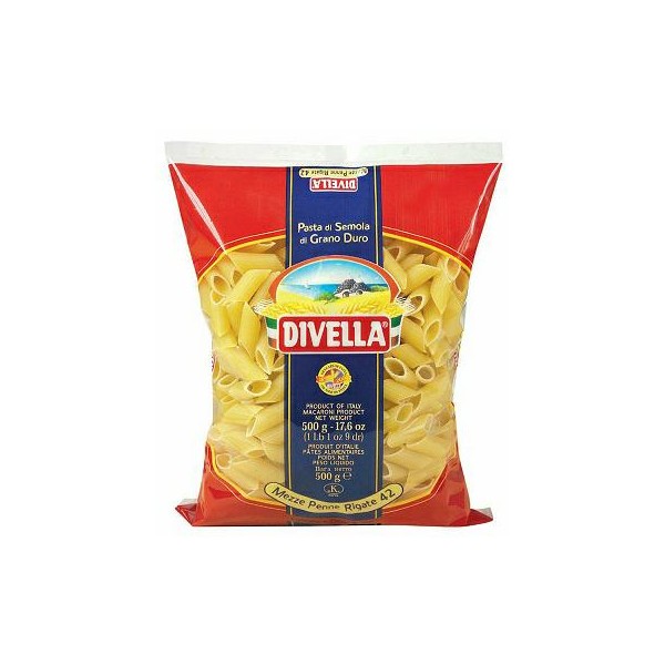 Mezze penne rigate n.42 gr.500 divella (ct 24pz)