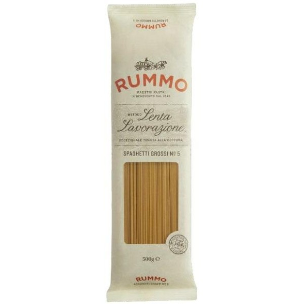 Spaghetti grossi n.5 gr.500 rummo (ct 24pz)