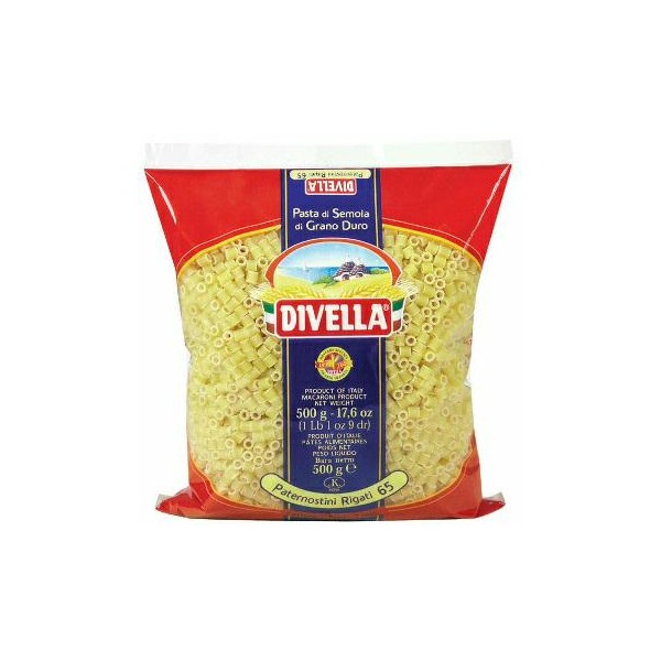 Paternostini rigatin.65 gr.500 divella (ct 24pz)