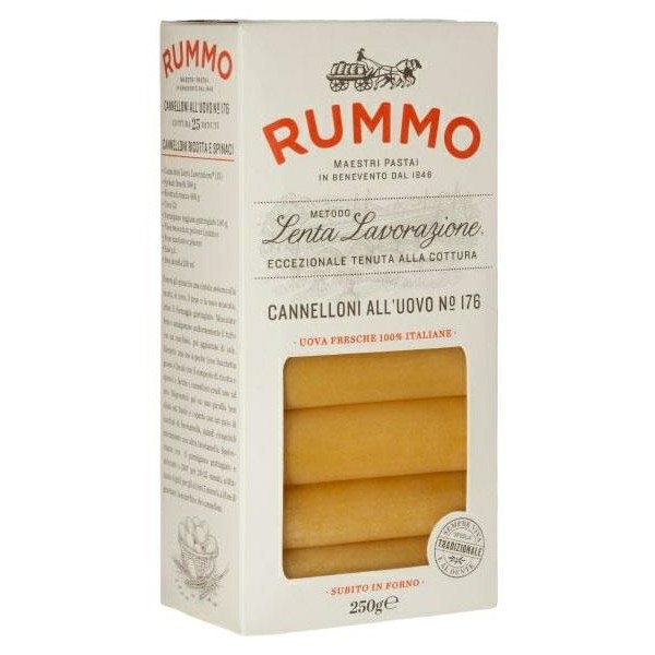 EGG CANNELLONI N.176 GR.250 RUMMO (CT 12PCS)