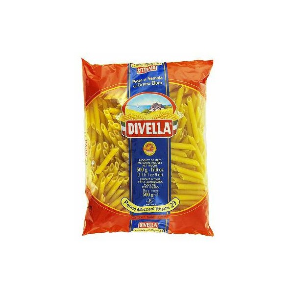 PENNE MEZZANE RIGATE N.23 GR.500 DIVELLA (CT 24ST)