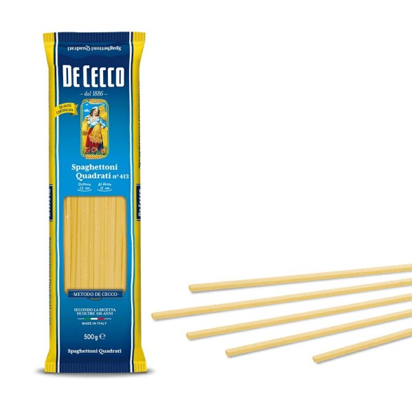 Spaghettoni quadrati n.413 gr.500 de cecco (ct 24pz)
