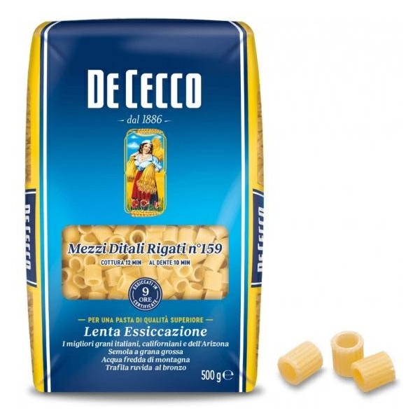 HALF THICKS STRIPED 159 GR.500 DE CECCO (CT 24PCS)