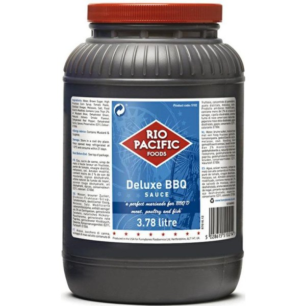 SALSA BARBACOA SALSA DE LUXE LT.3,78 (CT 4PZ)OCEAN PACIFIC