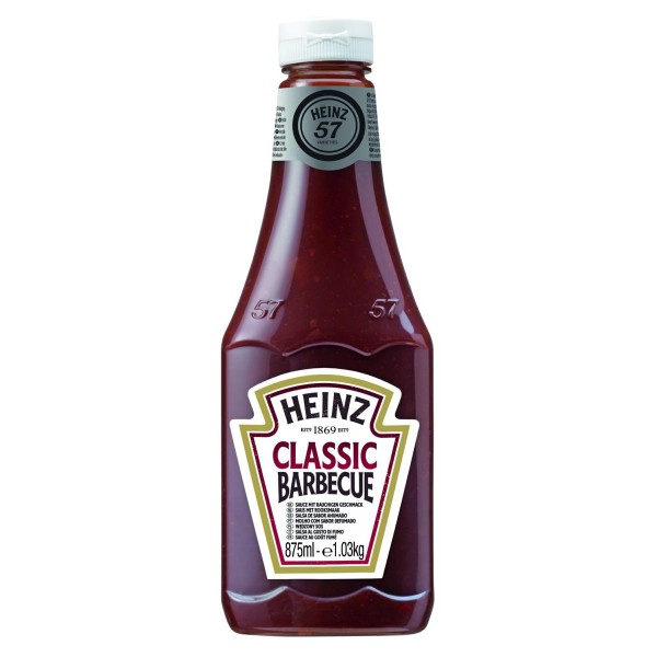 Salsa barbecue squeeze gr.875 topdown heinz