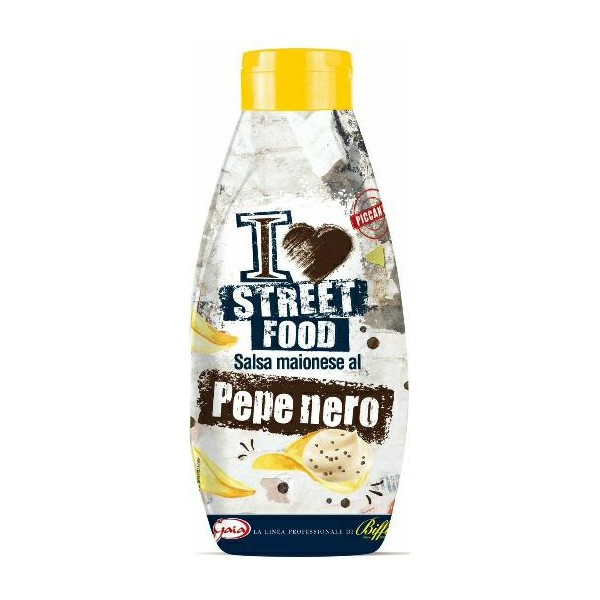 SQUEEZE SCHWARZE PFEFFER-MAYONNAISE-SAUCE GR.800 BIFFI