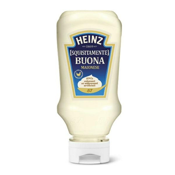 MAYONNAISE SQUEEZE ML.220 TOPDOWN HEINZ (CT 10PCS)