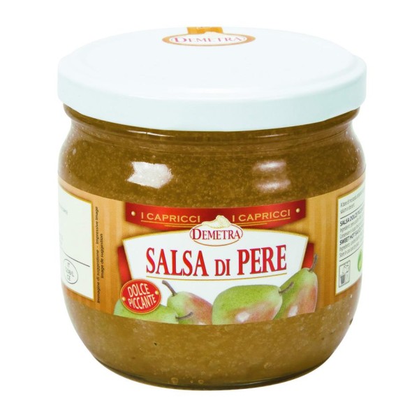 Salsa di pere ml.370 demetra (ct 6pz)