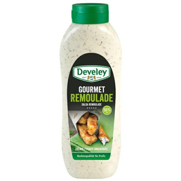 Salsa remoulade gormet top down ml.875 develey (ct 8 pz)