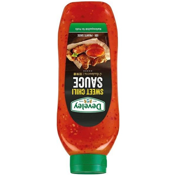 SWEET CHILI SAUCE TOP DOWN GR.875 DEVELEY (CT 8 PCS)