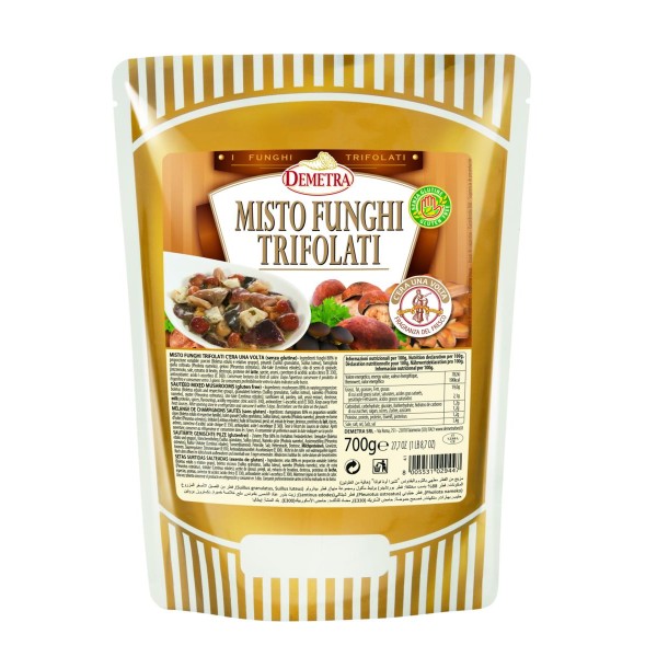Funghi misti trif. busta gr.700 demetra (ct 6pz)