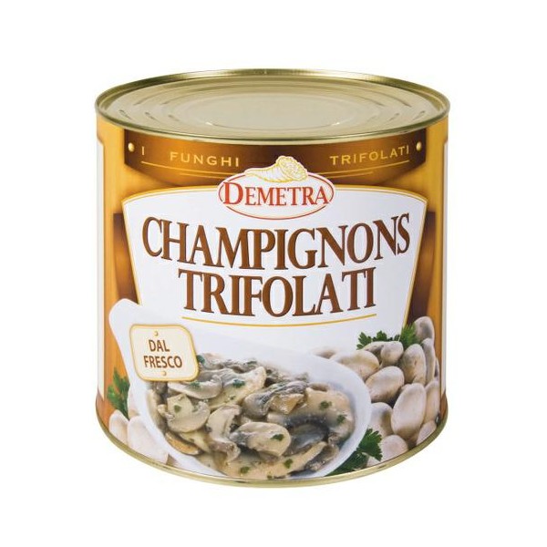 TRIF CHAMPIGNON MUSHROOMS FROM FRESH KG.3 DEMETRA