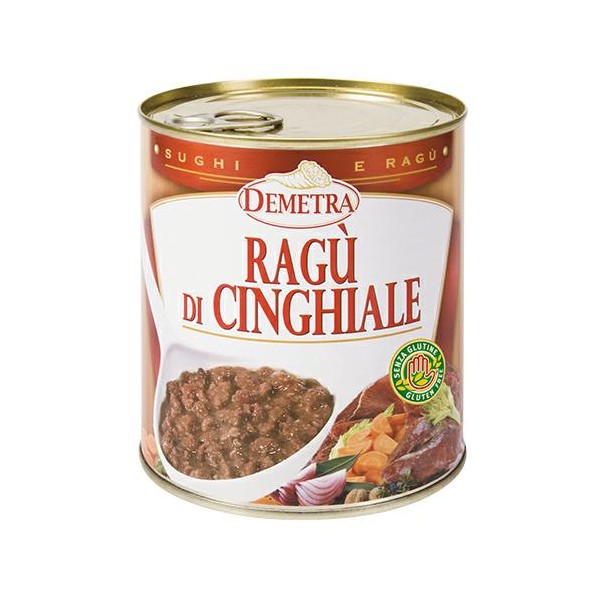 WILD BOAR RAGU GR.820 DEMETRA (CT 6 PCS)