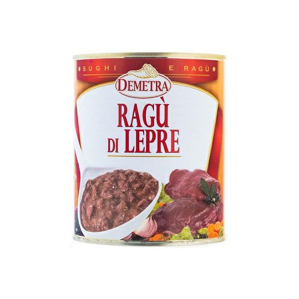 RAGU DI LEPRE GR.820 DEMETRA (CT 6 PCS)