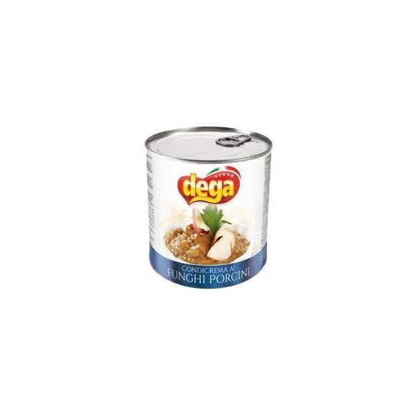CONDICREMA PORCINI MUSHROOMS TIN GR.800 DEGA (CT 6 PCS)