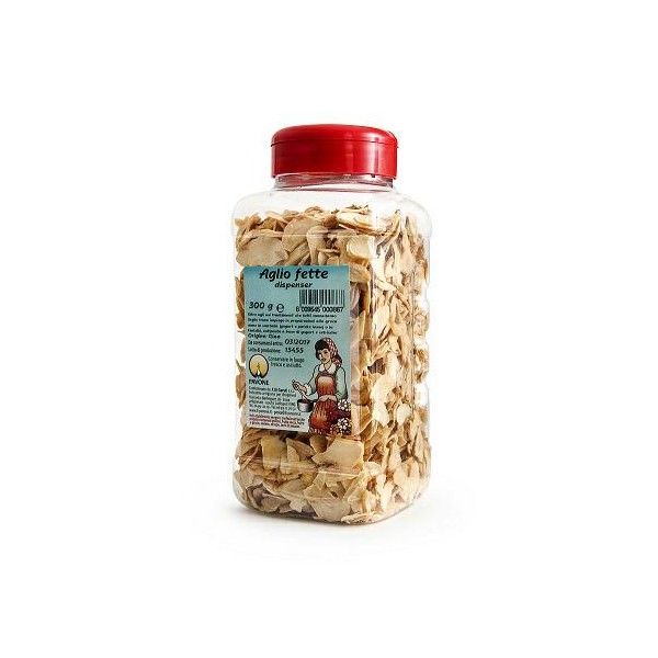Aglio fette vaso pet gr.300 pavone (ct 6 pz)