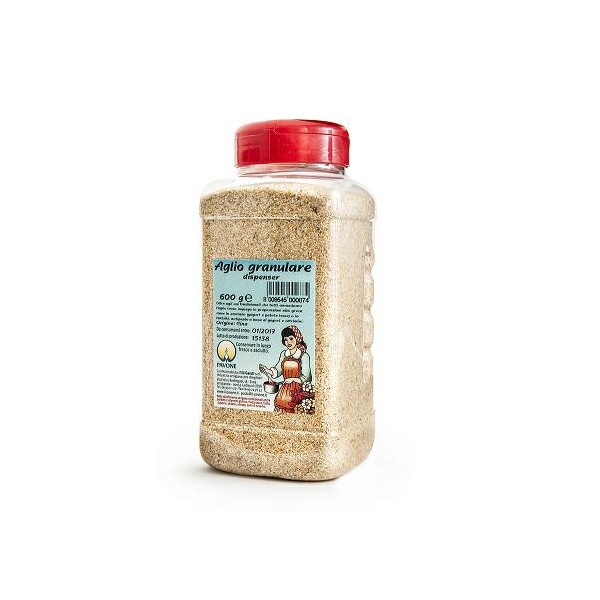 GRANULAR GARLIC PET JAR GR.600 PEACOCK (CT 6 PCS)