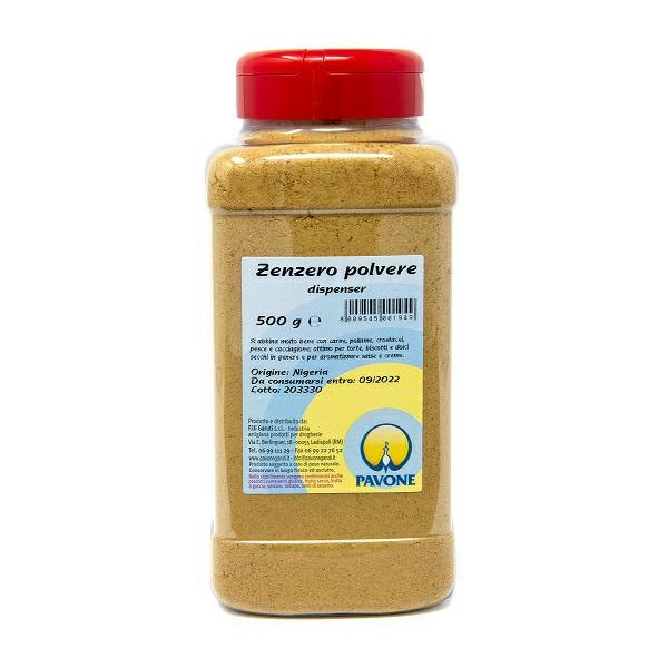 INGWERPULVER PET GLAS GR.500 PFAU (CT 6)