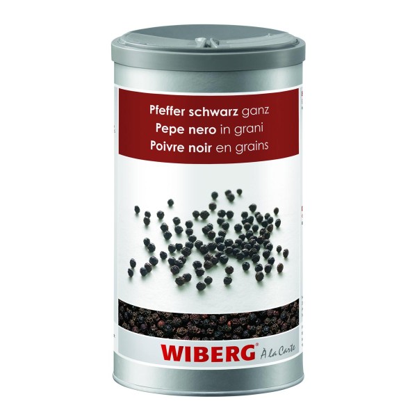 BLACK PEPPER IN GRAIN GR.630/ML.1200 WIBERG