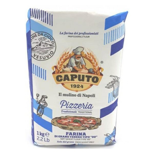 Farina  00  pizzeria  kg.1 caputo (ct da 10 pz)
