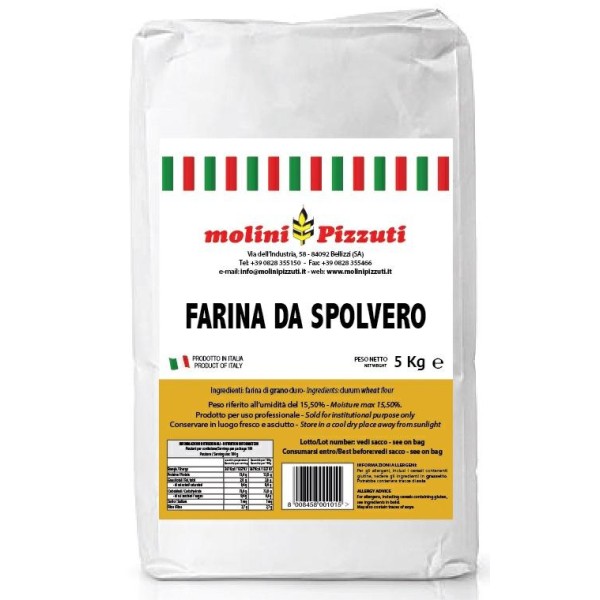 Farina da spolvero kg.5 molini pizzuti